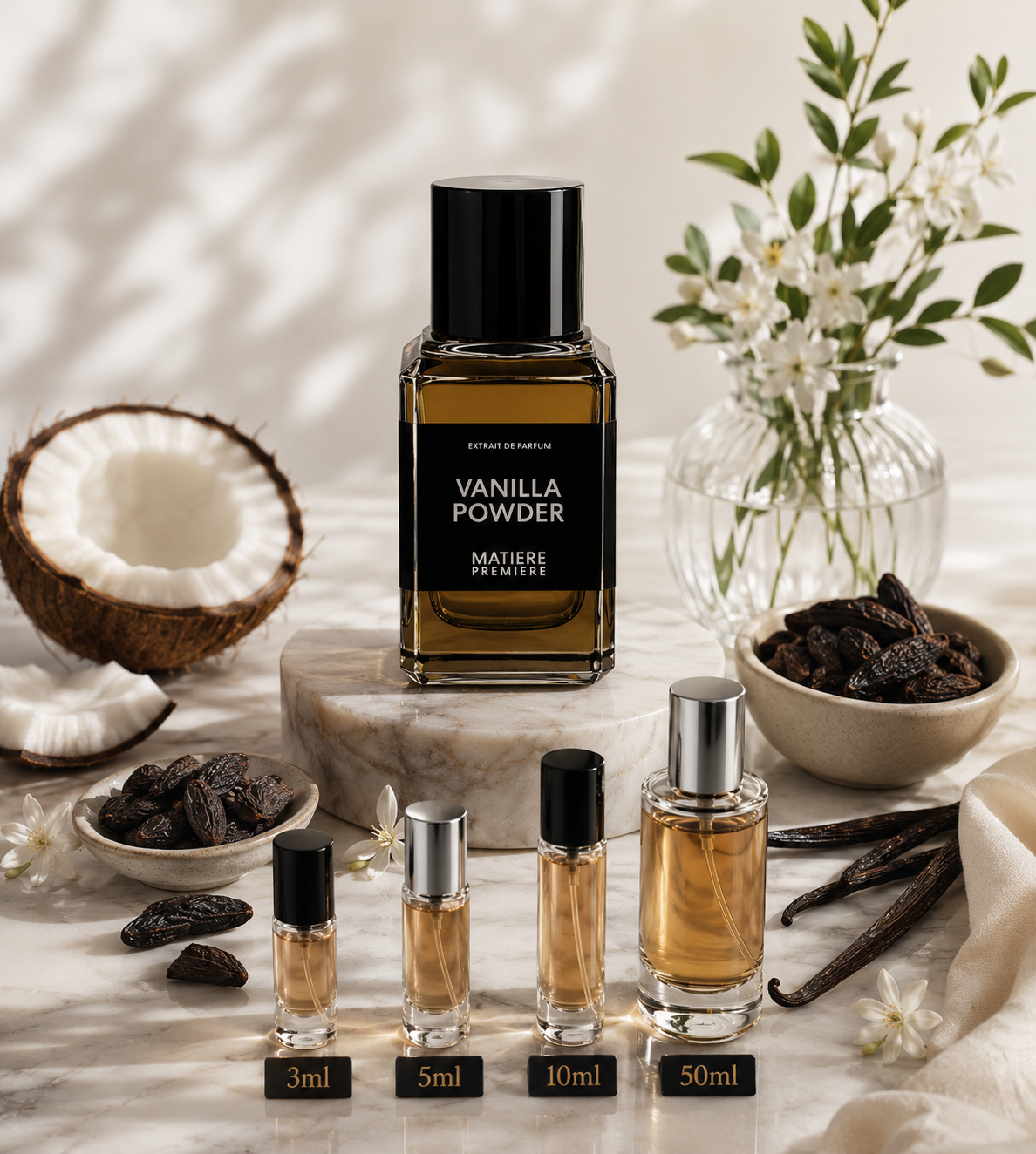 Vanilla Powder Extrait - Matière Première - décant parfum niche