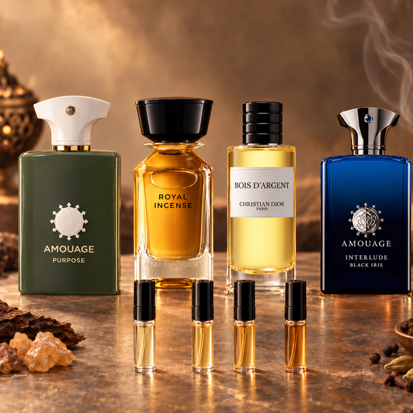 Pack Encens & Épices - 4 Fragrances (Décant)
