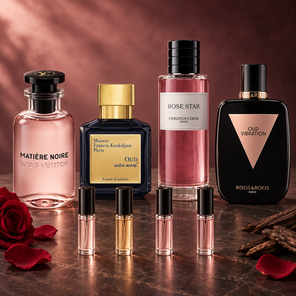 Pack Rose & Oud - 4 Fragrances